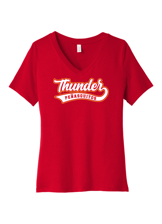 2024-1 PQ Thunder Women's V-Neck Shirt (All Stars)