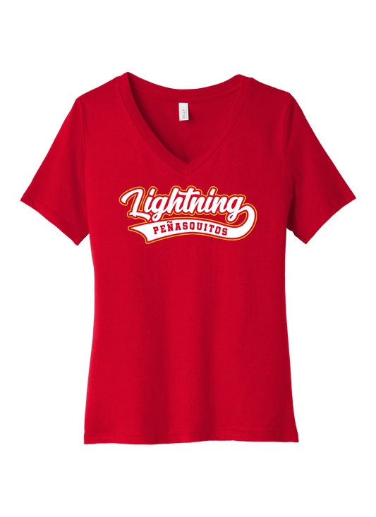 2024-1 PQ Lightning Women's V-Neck Shirt (All Stars)